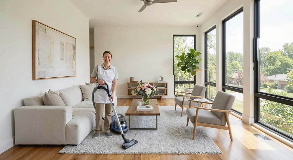 Professional home cleaning service